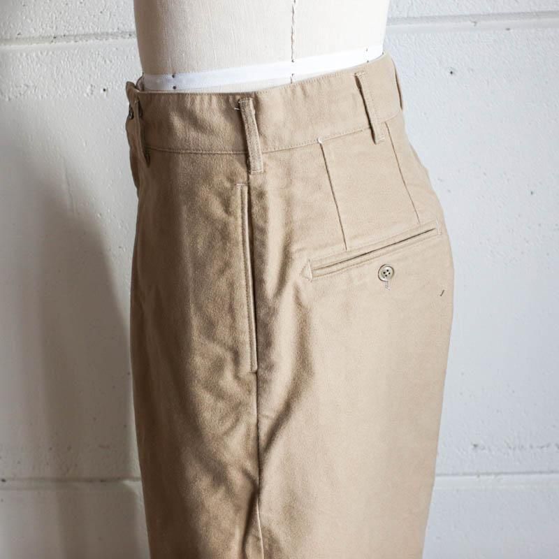 Chino PantCotton moleskin Camel