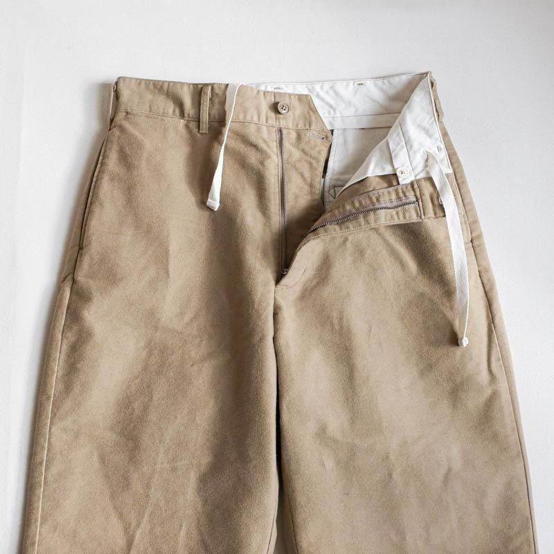 Chino PantCotton moleskin Camel