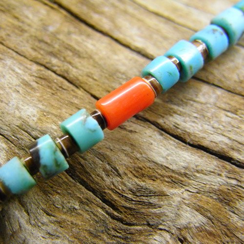 Beads Choker Turquoise