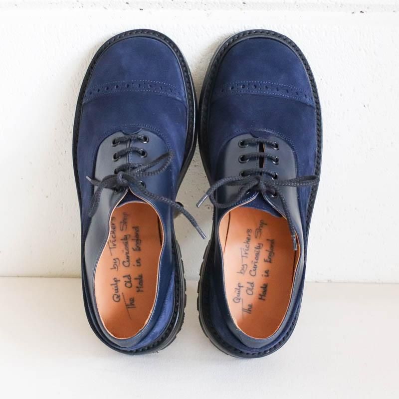 【新品】QUILP by Trickers オックスフォードシューズ スエード 新品】QUILP by Trickers オックスフォードシューズ スエード