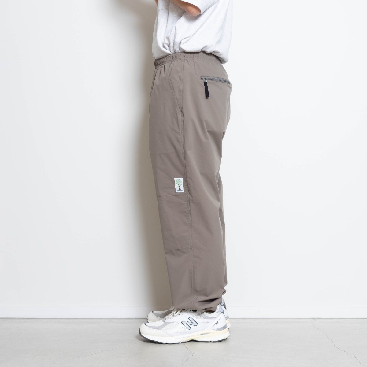 Solotex Track Pants - Brown-Grey - CUP AND CONE WEB STORE