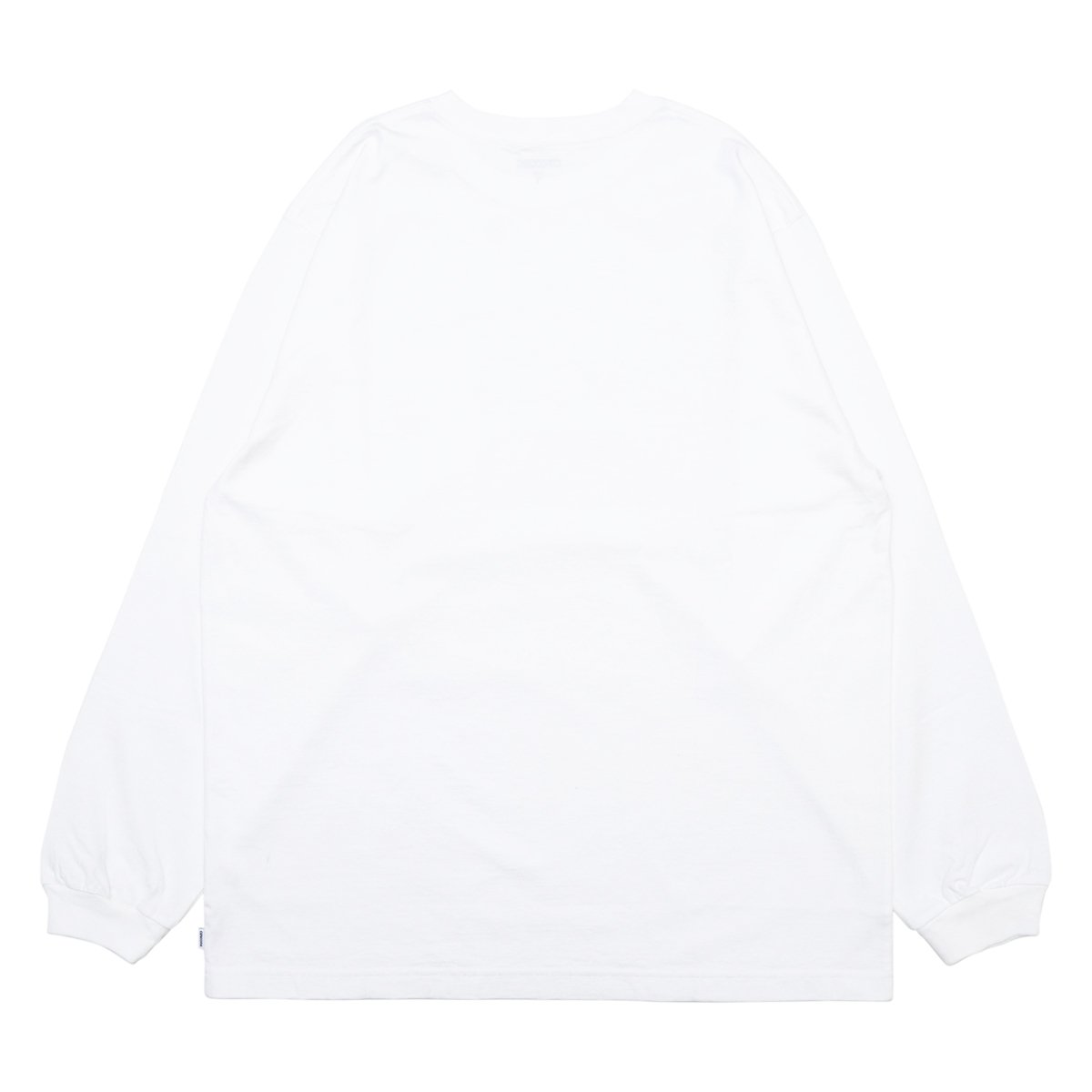 Mid Weight Pocket LS - White - CUP AND CONE