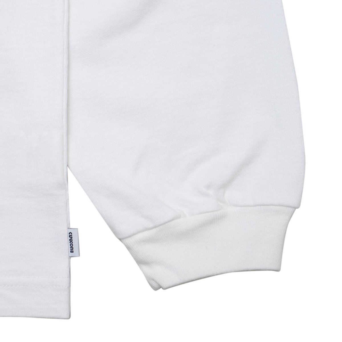 Mid Weight Pocket LS - White - CUP AND CONE