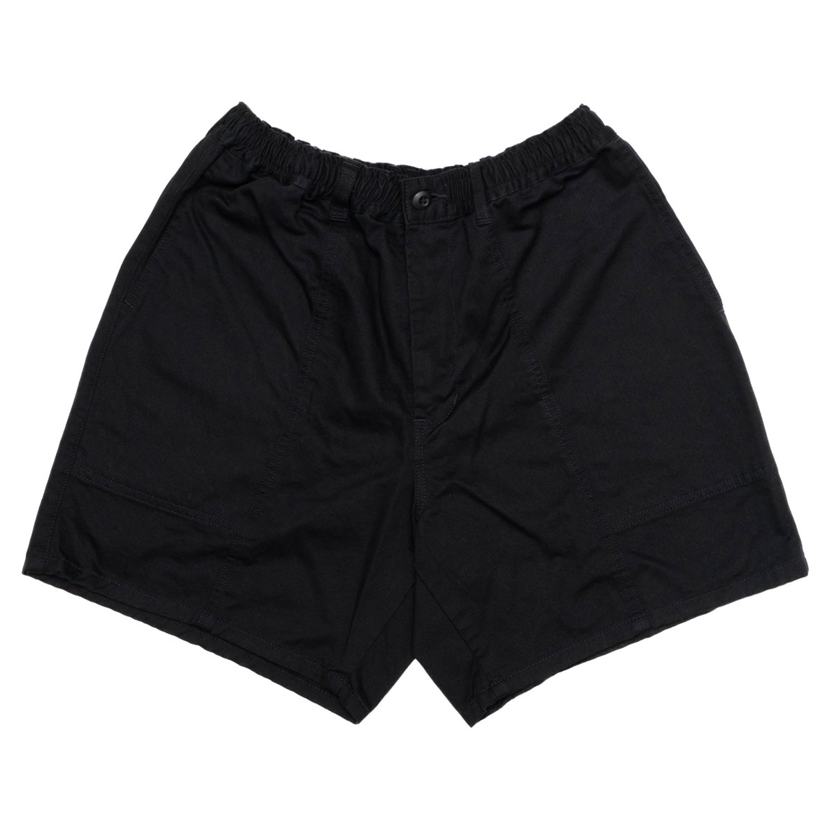 Cotton Twill Baggy Shorts - Black - CUP & CONE