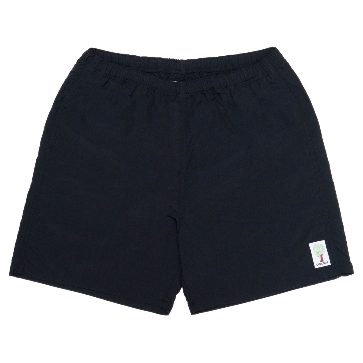 Nylon Baggy Shorts - Black - CUP & CONE