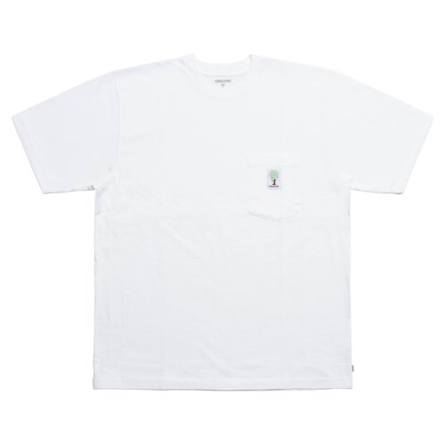 Mid Weight Pocket Tee - White