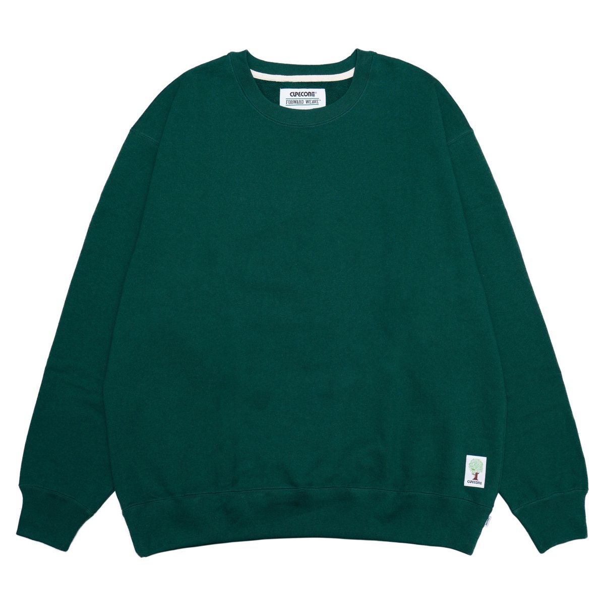 [SALE] Forward Weave Crew - Green - CUP AND CONE