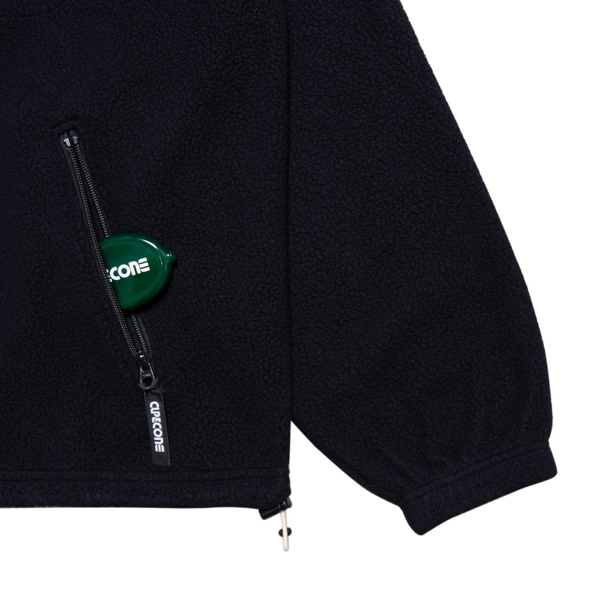 Fleece Jacket - Black - CUP AND CONE