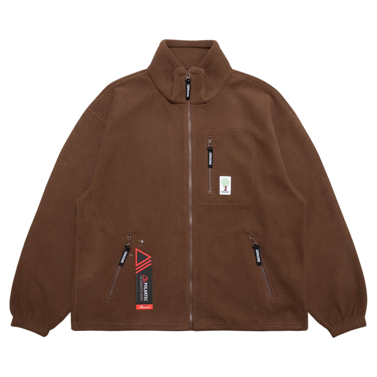 [SALE] Fleece Jacket - Brown - CUP AND CONE