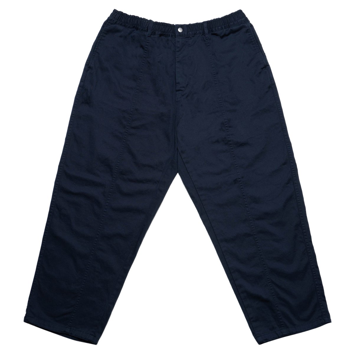 Cotton Twill Baggy Pants - Navy - CUP AND CONE