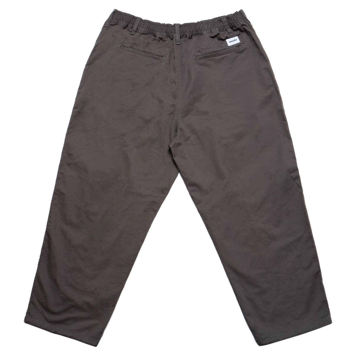 Cotton Twill Baggy Pants - Mocha - CUP AND CONE