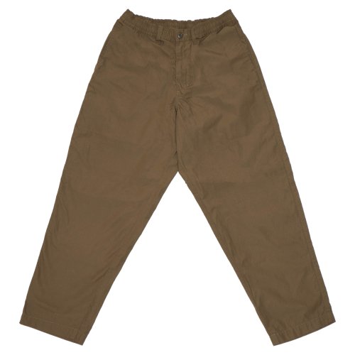 Light Cotton Easy Pants - Brown