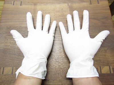塩ビ樹脂製手袋