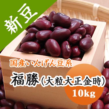 【令和５年産】北海道産　福勝（10kg） - 豆 通販【豆平 まめへい】丹波 黒豆 大豆 小豆 ひよこ豆 レンズ豆の問屋販売