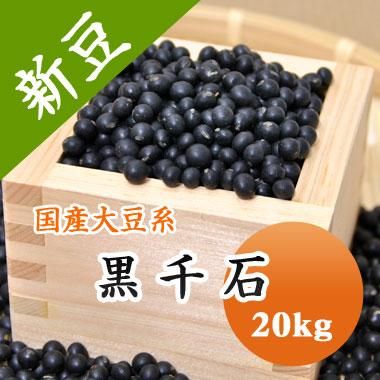 令和6年産】北海道産 黒千石（極小粒黒大豆）（20kg） - 豆
