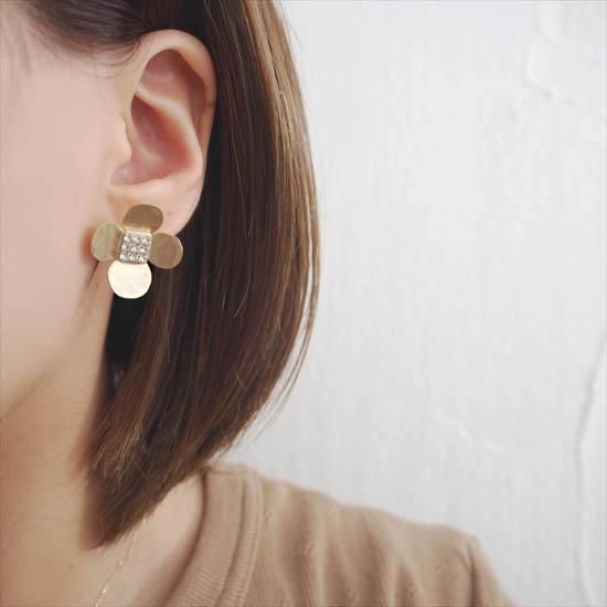 Newピアス ドライフラワーピアス Oucawebshop Newピアス ドライフラワーピアス Oucawebshop