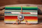 ヴィンテージメキシカンラグ 950シルバーコンチョ 長財布 / Vintage Mexican Rag Silver 950 Concho Long Wallet