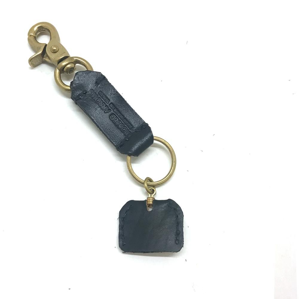 【ウエスタン】キーホルダー　レザー　コンチョ　クリップ付き　黒 コンチョ付き キーホルダー K-3 (バリエーションあり) – Cowboys