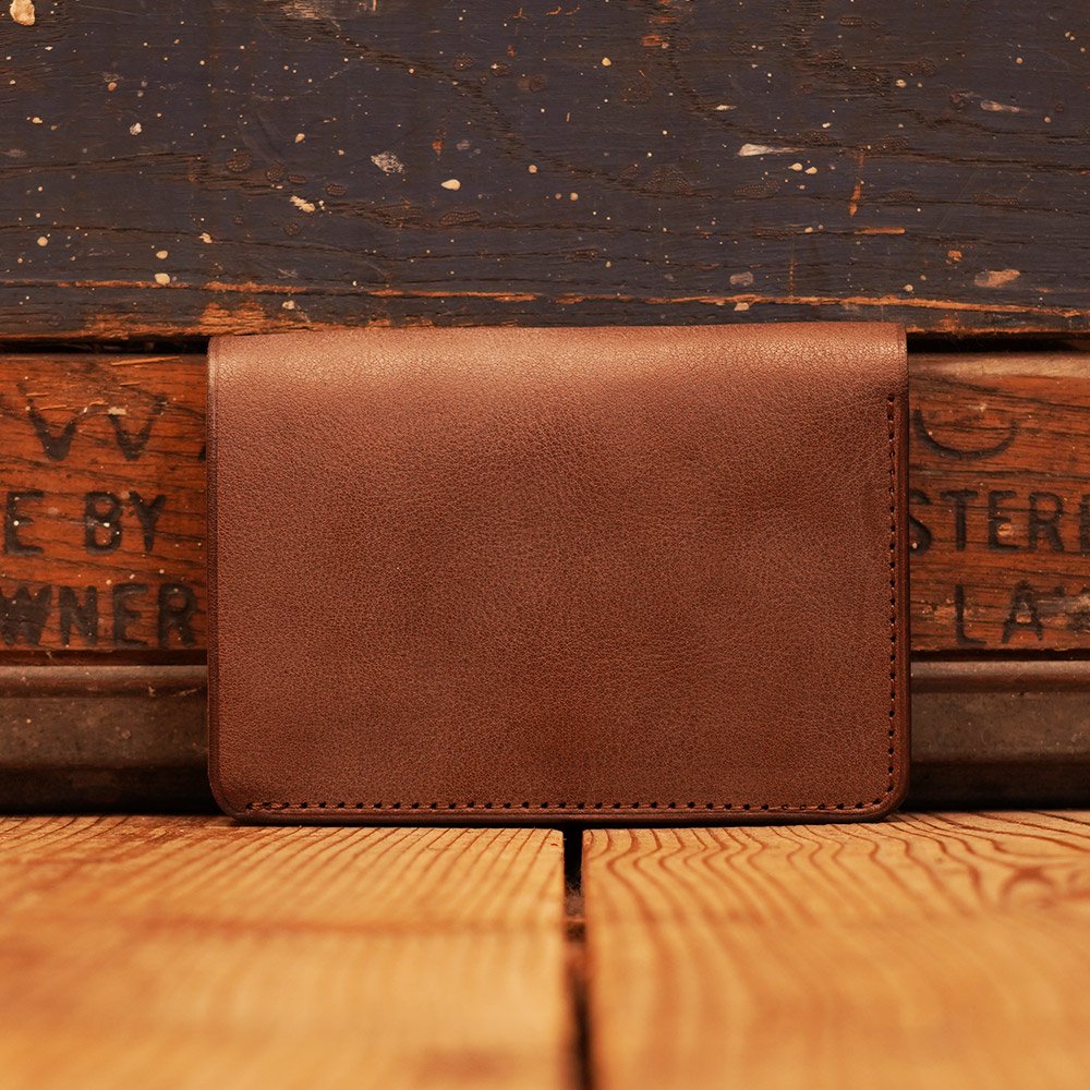 ロロマレザー トラッカーウォレット 財布 チョコ/ roroma leather Tracker Wallet