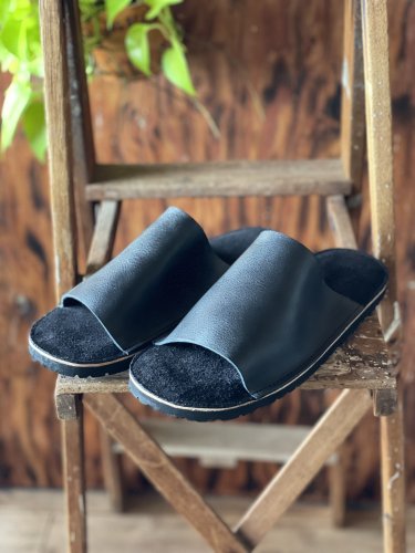 ROROMA Leather  Sandal vibram moreflex sole / ロロマレザー サンダル ビブラムソール ブラック