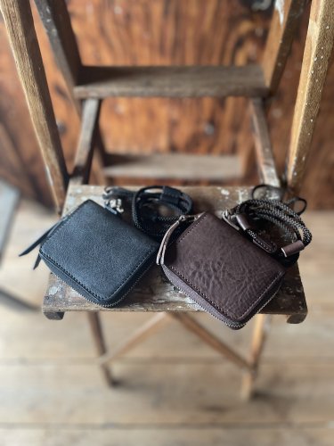ロロマレザー ネックミニ財布 / Roroma Sibo leather mini neck Wallet 