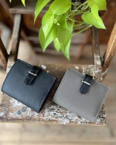 쥶 ߥץ ѥȥå/crocodile leatherVeau Epsom  conpact wallet