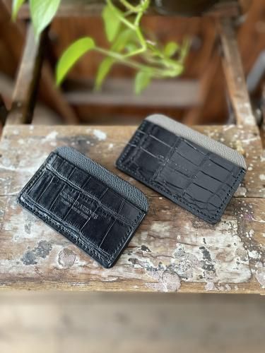 쥶 ߥץ ɥ/crocodile leatherVeau Epsom   card case