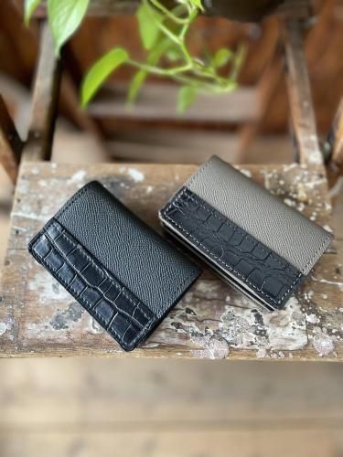 쥶 ߥץ Ωηɥ/crocodile leatherVeau Epsom   card case