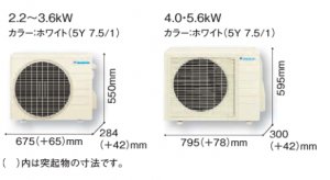 ダイキン Eシリーズ 8畳用 (S25XTES-W) - 業務用エアコン・空調関連