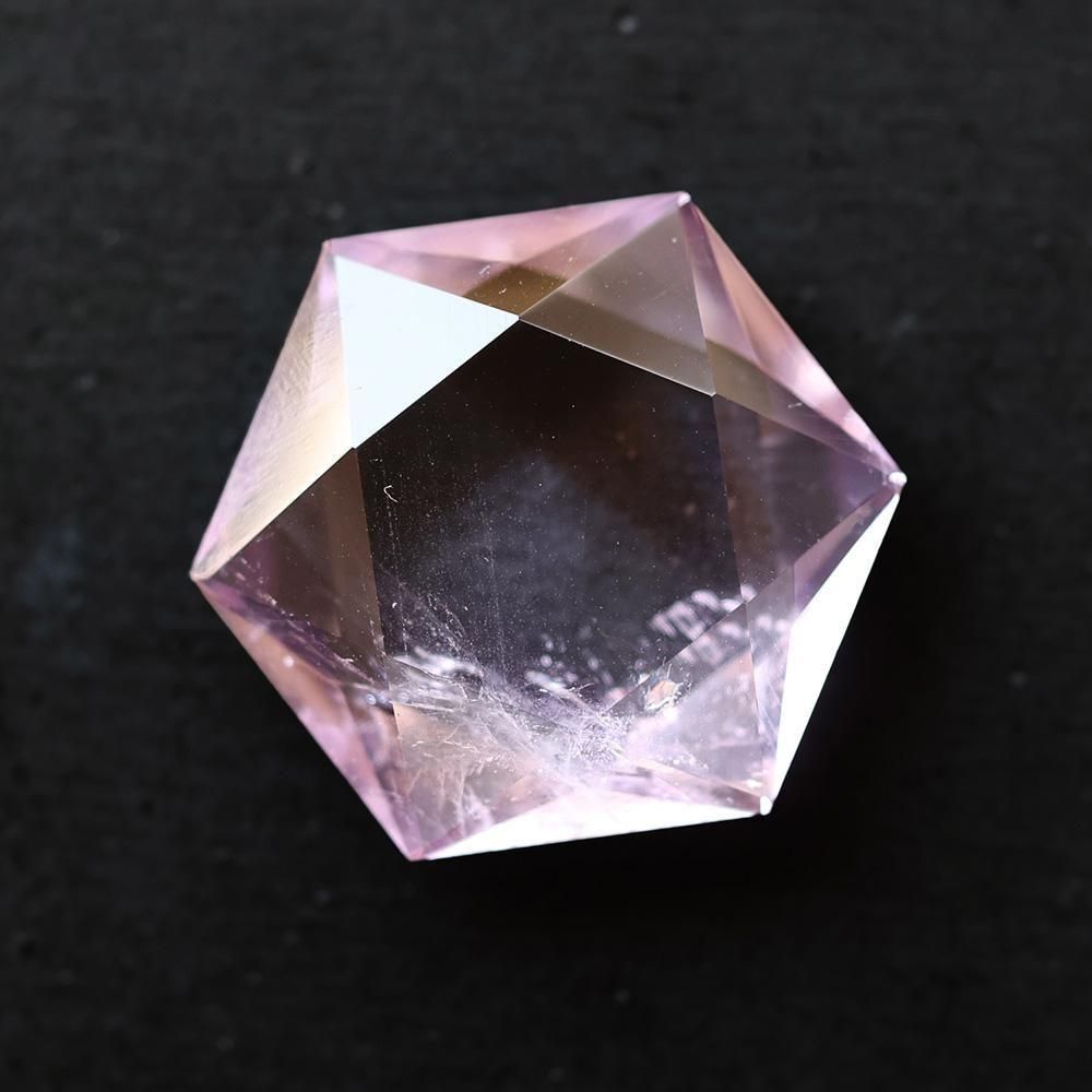 アメジスト 六芒星カット石 SS対象:30%OFF 透明感あり 5A アメジスト 六芒星カット