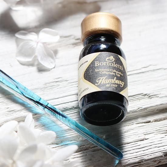 ガラスペン・インクセット - アクアマリン - 海福雑貨通販部