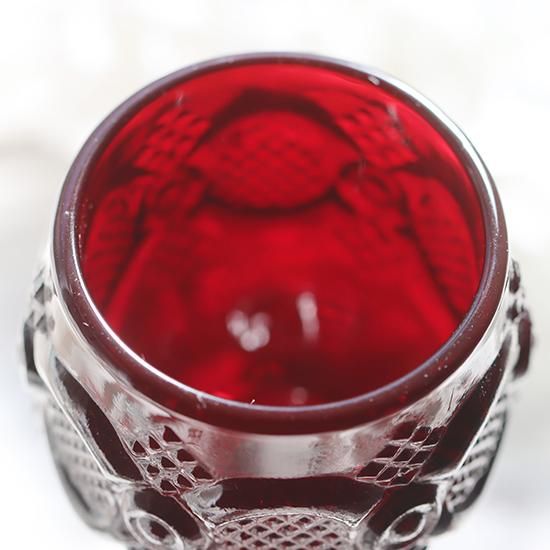 赤硝子のゴブレット - 海福雑貨通販部