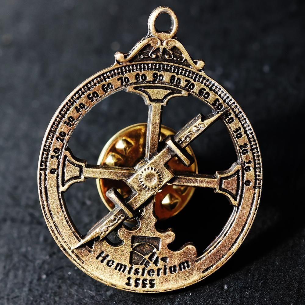 ピンブローチ「航海用アストロラーべ」- 海福雑貨通販部
