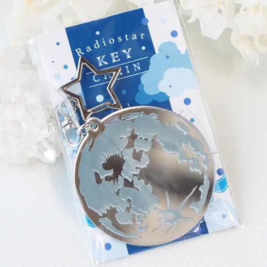 アクリルキーホルダー「ムーン・銀」- 海福雑貨通販部