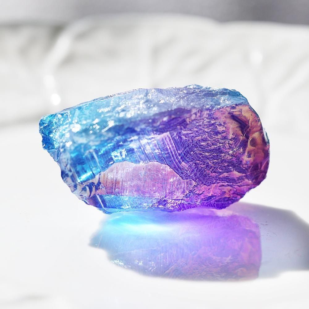 バイカラーオーラクリスタル（青紫）- 海福雑貨通販部
