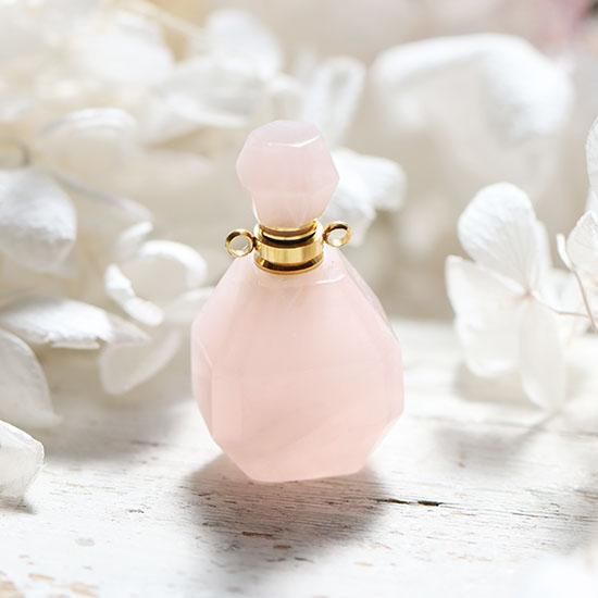 ローズクォーツ香水瓶 - 海福雑貨通販部