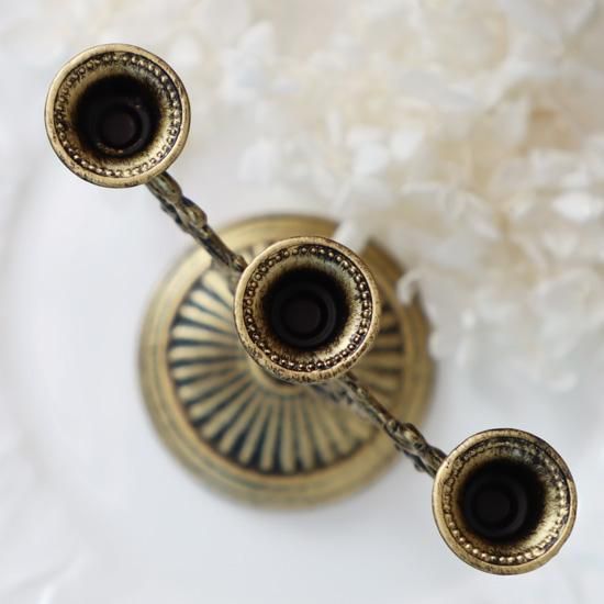 美品 イタリア ランチーニ 天使モチーフブロンズ/大理石 燭台1対