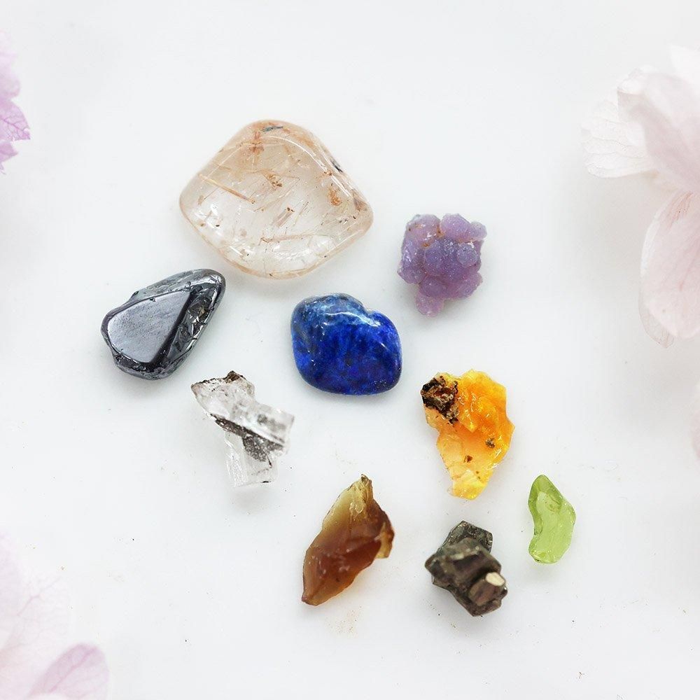 ミニチュア鉱物9種セット - 海福雑貨通販部