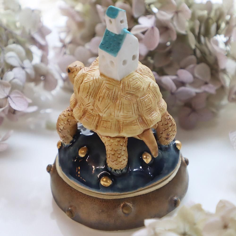 金彩小物入れ「教会カメ」 - 海福雑貨通販部