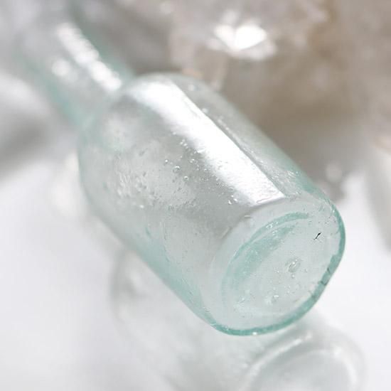 気泡入り歪み薬瓶（明治時代）- 海福雑貨通販部