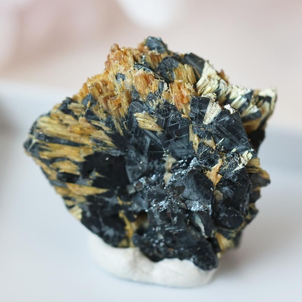 ☆太陽ルチル 大型磨き原石 296g(SA+)