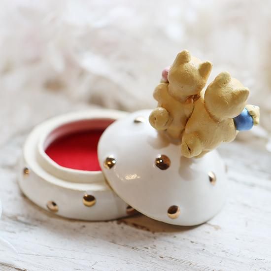 ラブストーリー 小物入れ 陶器 インテリア雑貨 金彩 ラブストーリー 小物入れ 陶器 インテリア雑貨 金彩