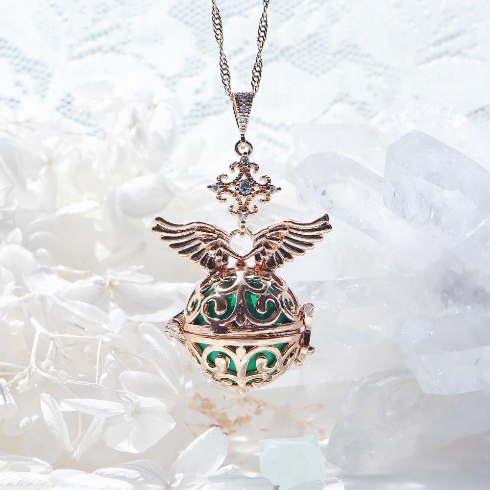 地中海海玉とイスラム金ボールのネックレス 地中海海玉とイスラム金ボールのネックレス