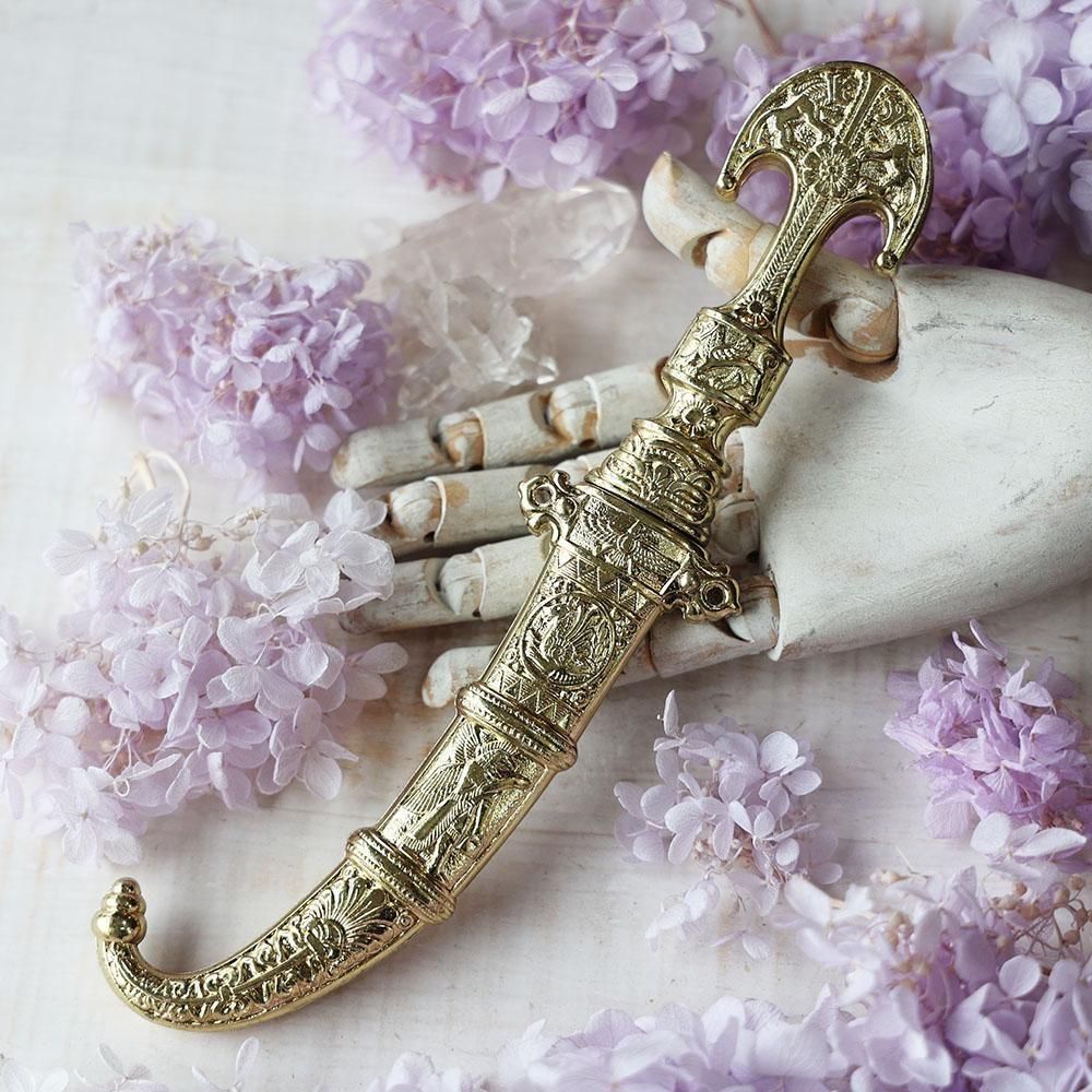 ペーパーナイフ「ペルシアンダガー・金」- 海福雑貨通販部