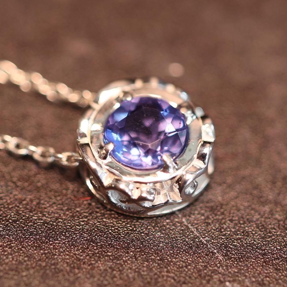 カラーチェンジフローライトネックレス - 海福雑貨通販部