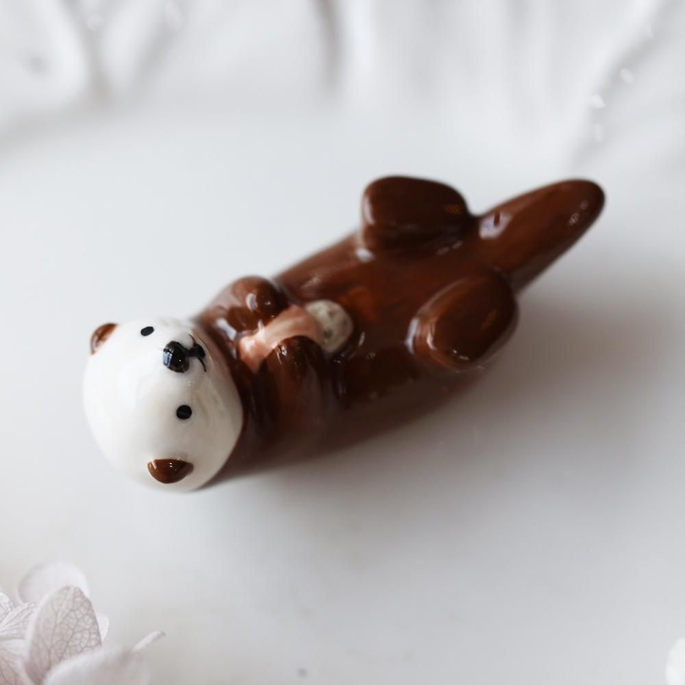 箸置き「ラッコ」- 海福雑貨通販部