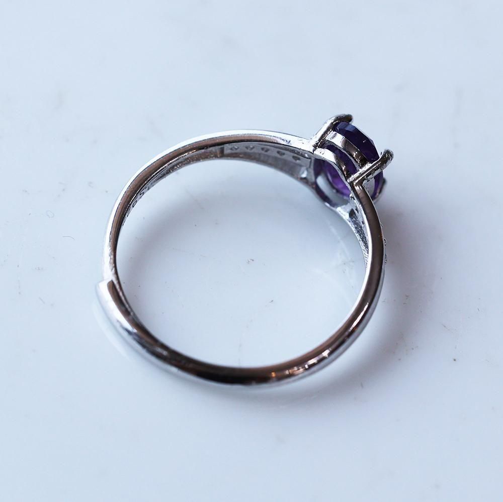 WARAUさま専用 アメジストリング WARAUさま専用アメジストリング （aquamarine silver ring (suiu