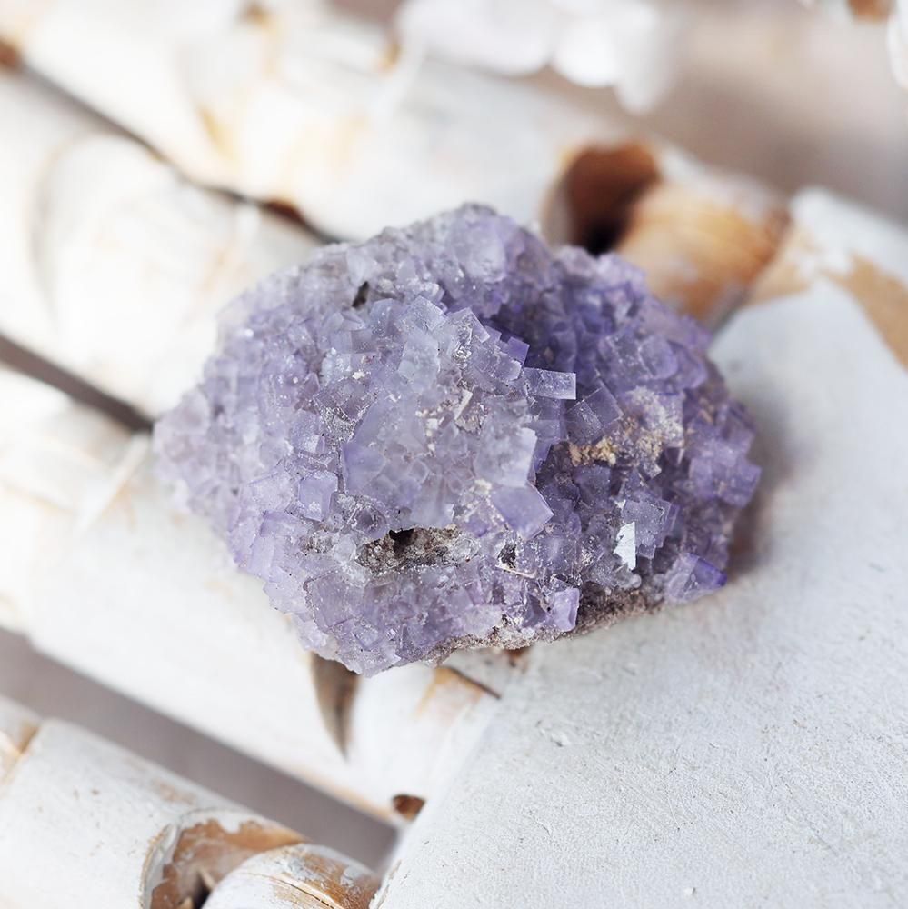 薄紫色フローライト原石 - 海福雑貨通販部