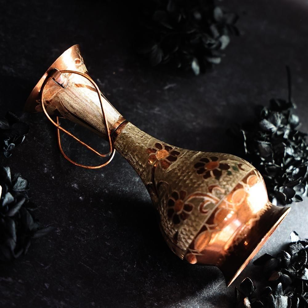 トルコ製銅装飾花瓶 - 海福雑貨通販部