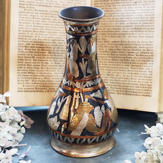 壁画柄エジプト製花瓶 - 海福雑貨通販部